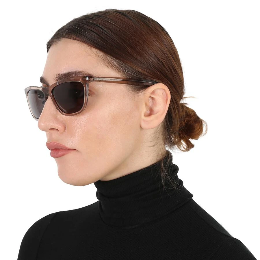 商品Yves Saint Laurent|Grey Cat Eye Ladies Sunglasses SL 515 006 58,价格¥1464,第2张图片详细描述