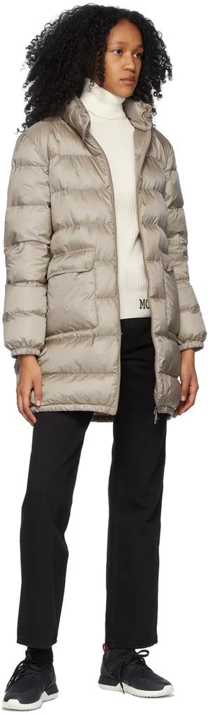 商品Moncler|灰褐色 Abricotier 羽绒大衣,价格¥13100,第5张图片详细描述