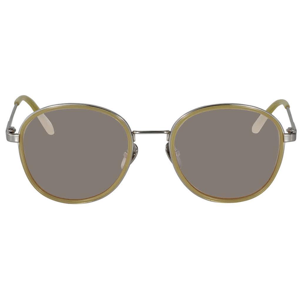 商品Calvin Klein|Calvin Klein Orange Round Unisex Sunglasses CK18101S 870 52,价格¥440,第4张图片详细描述