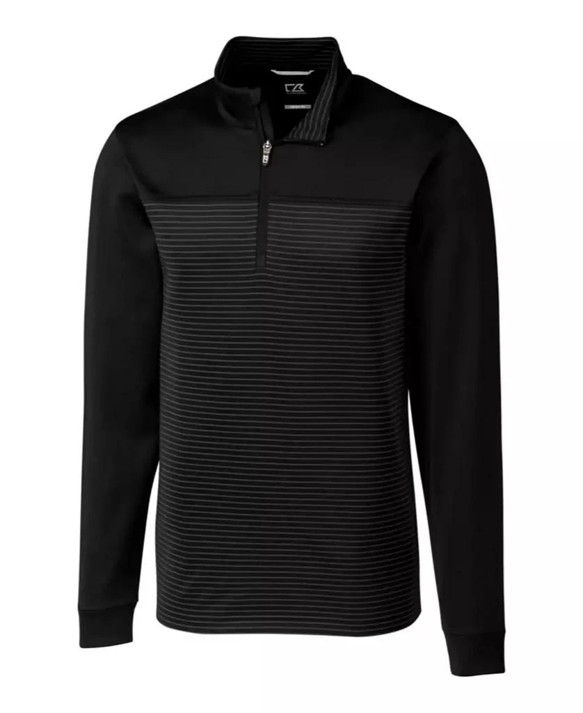 商品Cutter & Buck|Men's Big & Tall Traverse Stripe Half Zip Sweatshirt,价格¥1006,第1张图片