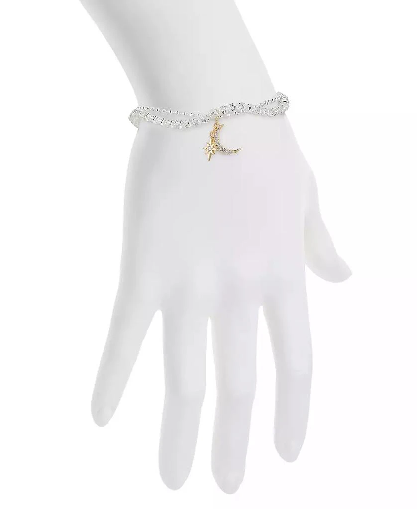 商品Unwritten|Cubic Zirconia Star Moon Tennis and Ball Bracelet,价格¥297,第2张图片详细描述