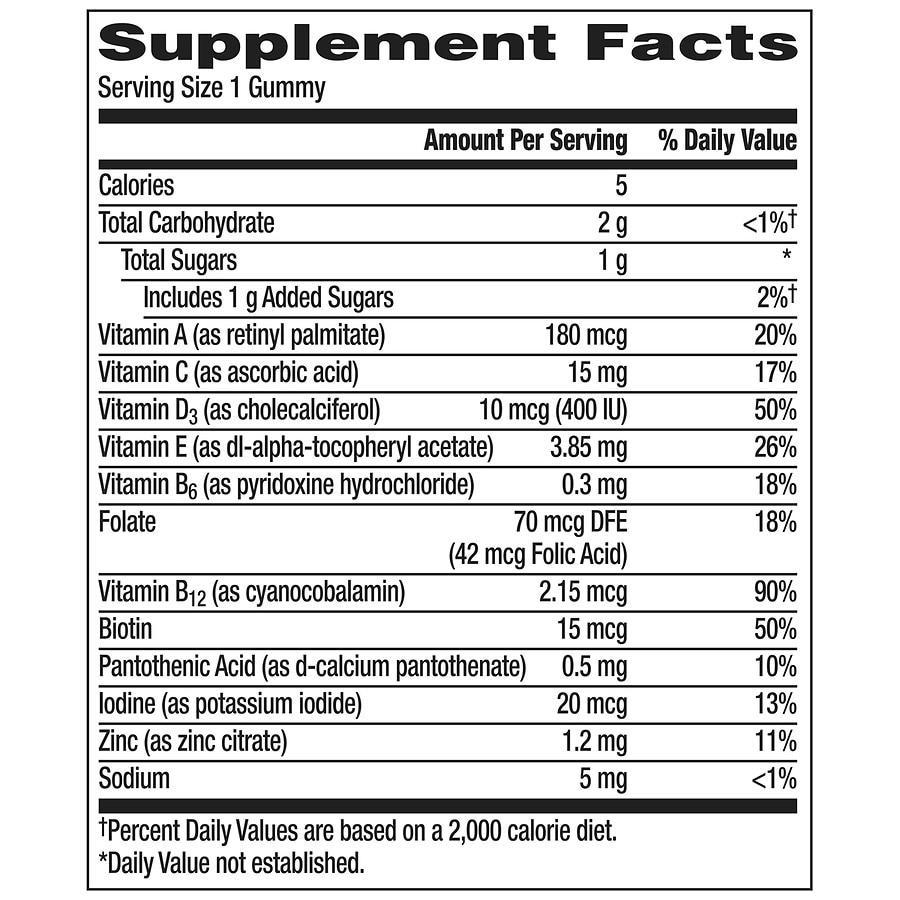 商品Centrum|儿童复合维生素软糖 热带水果味,价格¥108,第6张图片详细描述