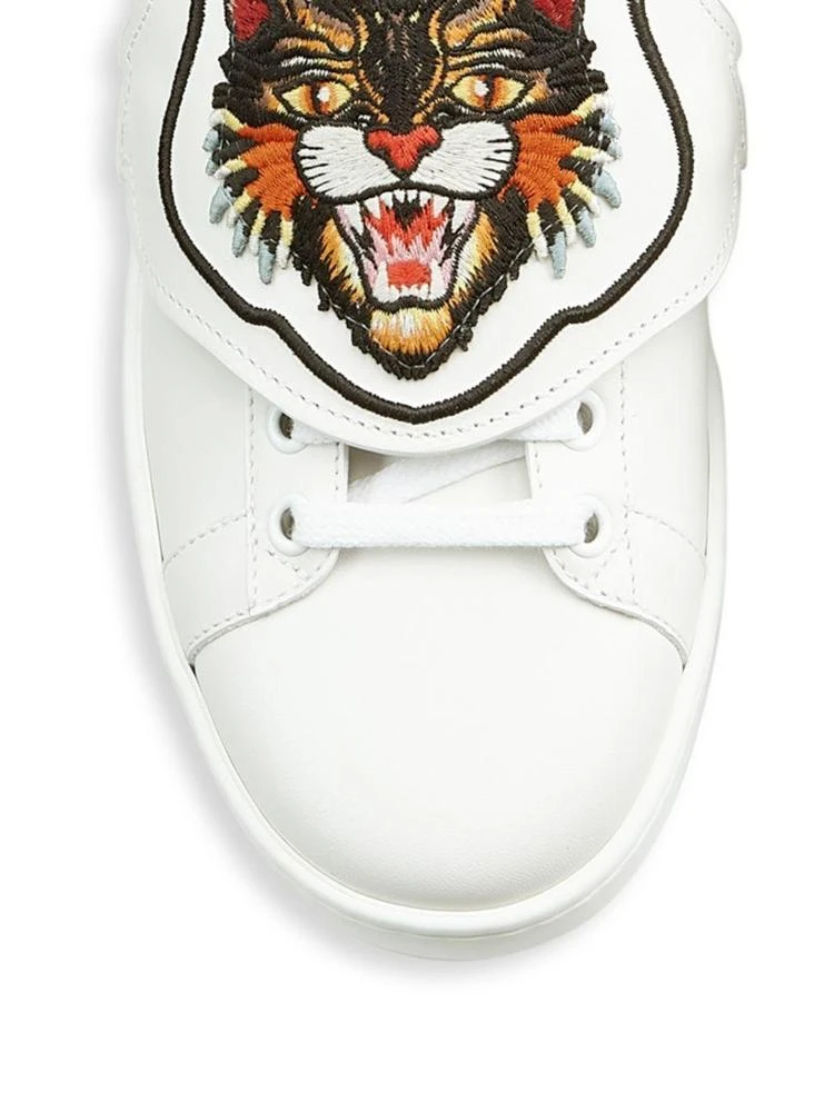 商品Gucci|New Ace Lion Patch Sneakers,价格¥5922,第3张图片详细描述