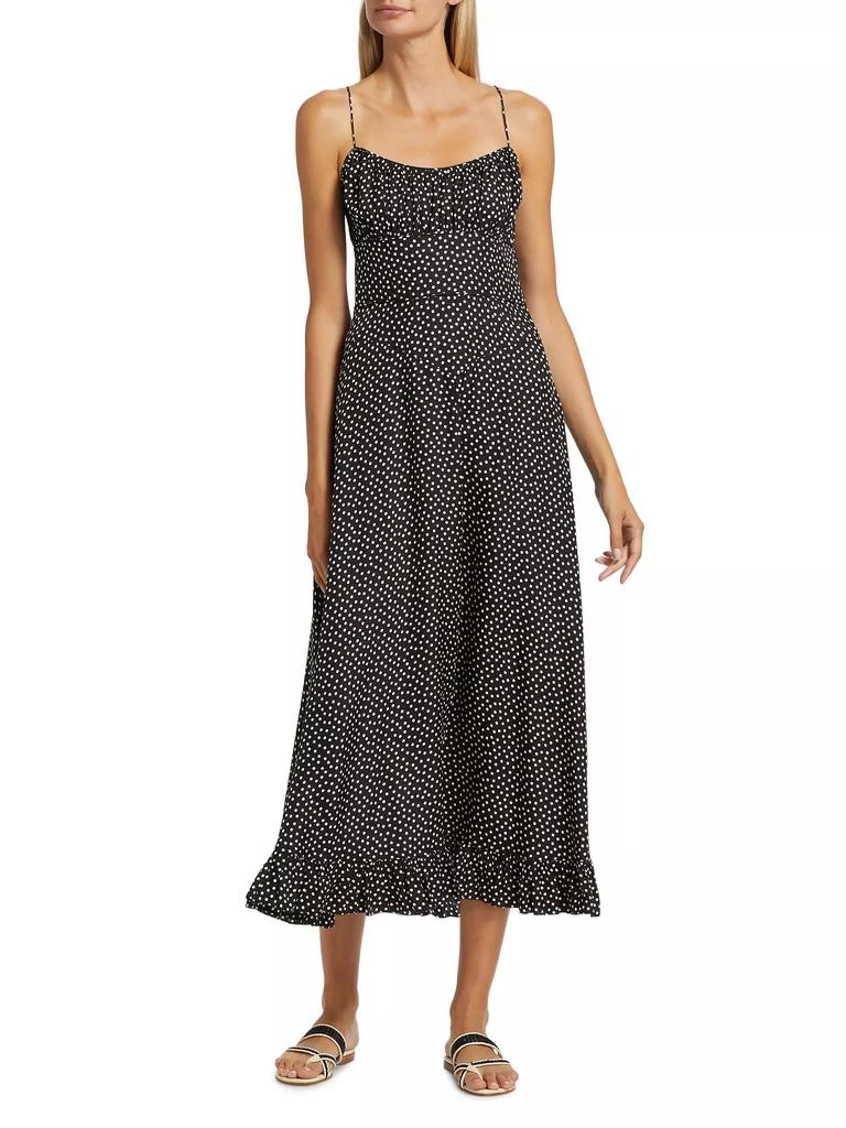 商品DÔEN|Rosaria Silk-Blend Dress,价格¥1579,第3张图片详细描述