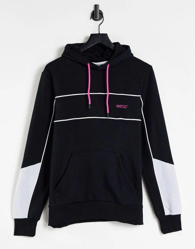 商品WeSC|WESC mike paneled hoodie,价格¥179,第1张图片