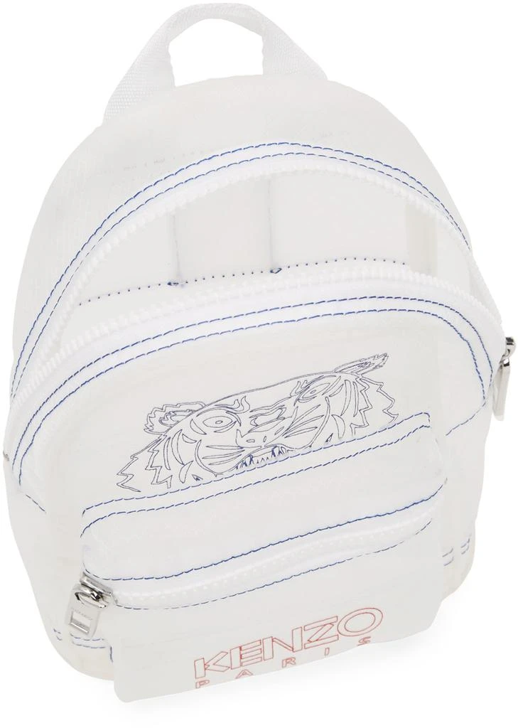 商品Kenzo|White Mini Ripstop Kampus Backpack,价格¥982,第5张图片详细描述