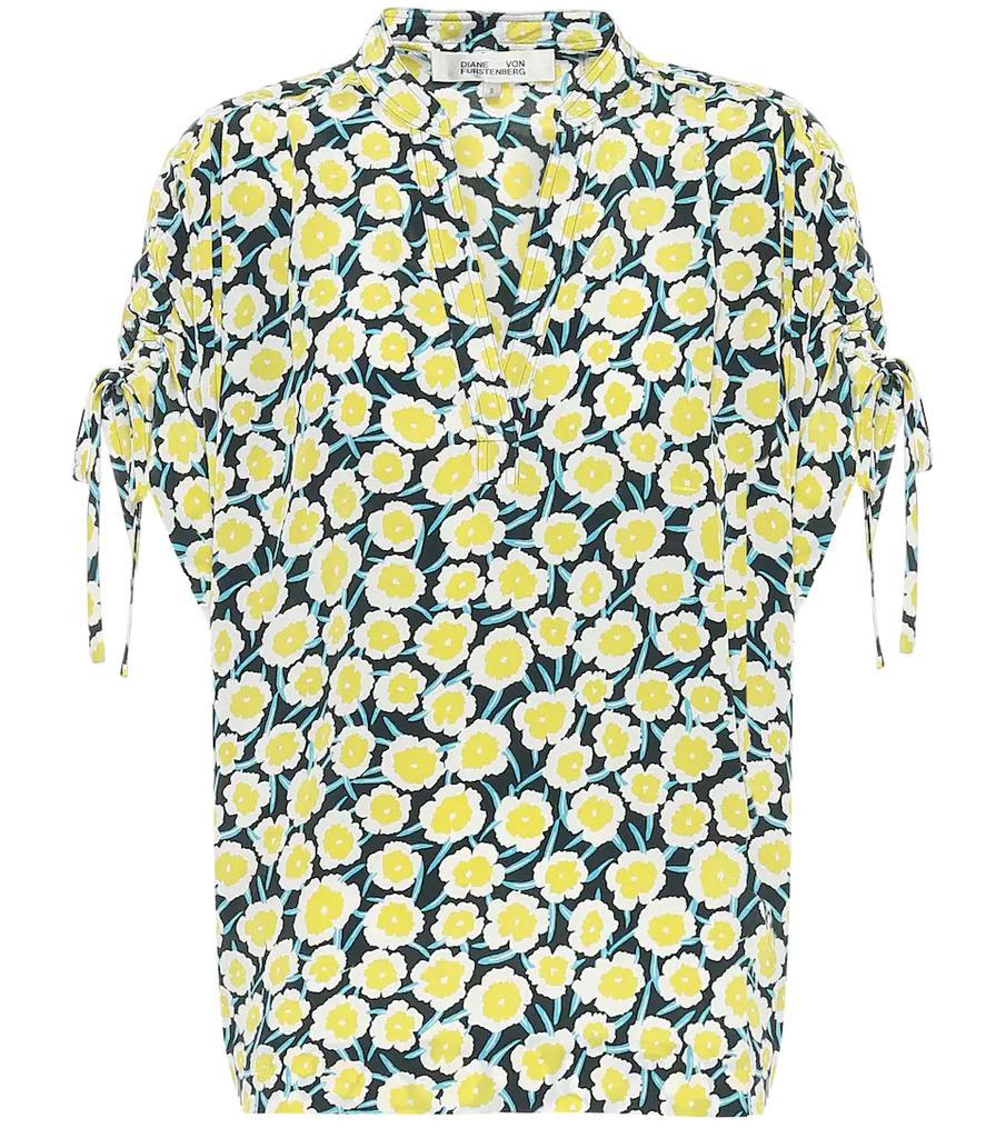 商品Diane von Furstenberg|Grania floral silk blouse,价格¥1950,第1张图片详细描述
