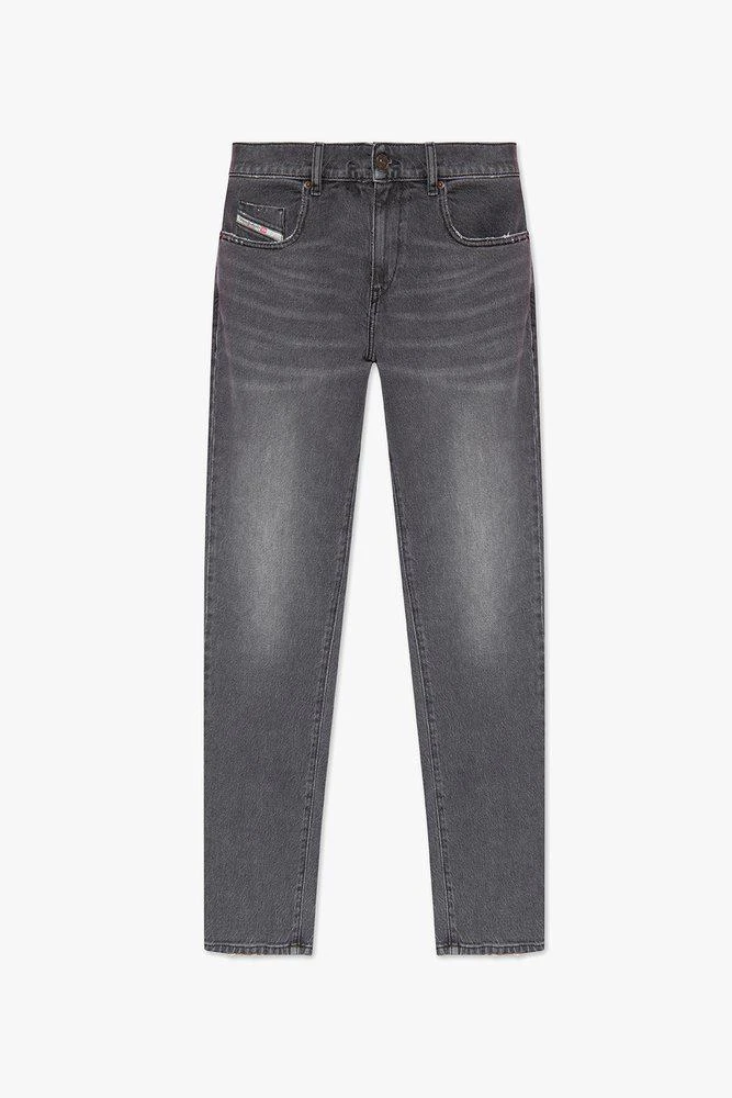 商品Diesel|Diesel Logo Patch Straight Leg Jeans,价格¥1033,第1张图片