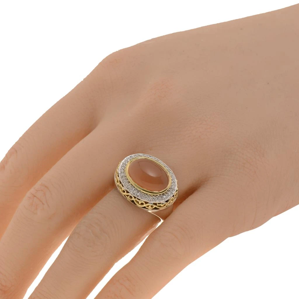 商品Charles Krypell|Charles Krypell Women's Sterling Silver and 18K Gold Ring,价格¥5977,第2张图片详细描述