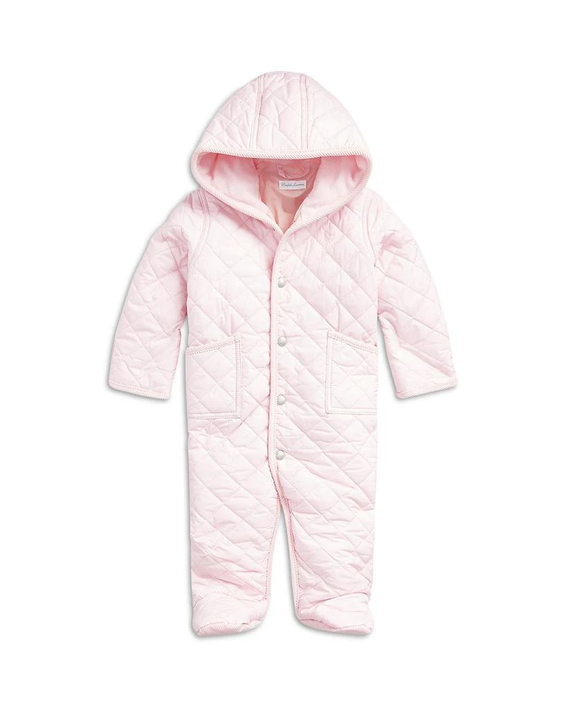 商品Ralph Lauren|Polo Unisex Quilted Hooded One Piece - Baby,价格¥1016,第1张图片