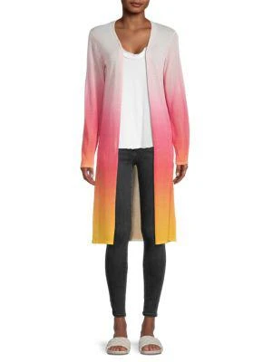 商品Tahari|Ombr​é Open-Front Cardigan,价格¥240,第1张图片