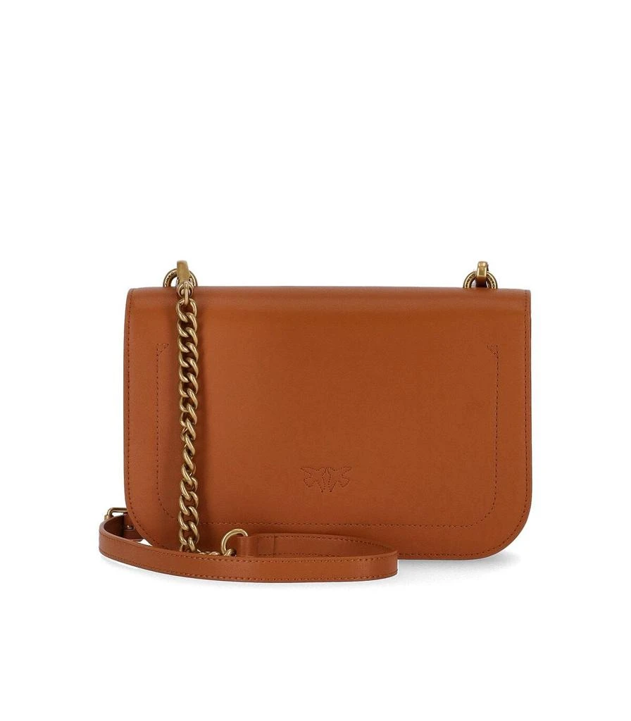 商品PINKO|PINKO  LOVE BELL CLASSIC SIMPLY LIGHT BROWN CROSSBODY BAG,价格¥2060,第3张图片详细描述