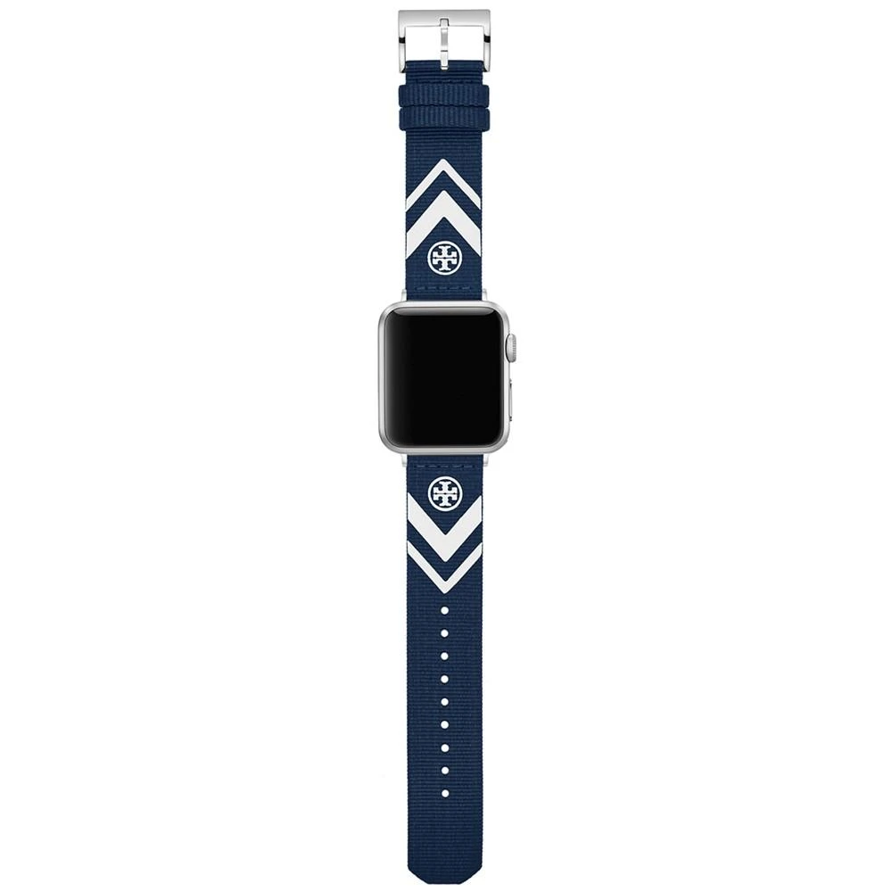 Women's Navy Chevron Grosgrain Band For Apple Watch, 38 mm/40mm 商品