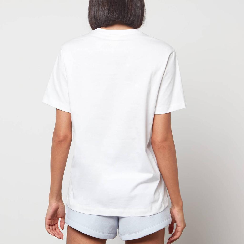 Champion Women's Regular Large Logo T-Shirt - White商品第2张图片规格展示
