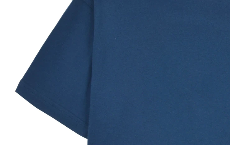 【享贝家】（国内现货-QD）Evisu 福神 休闲宽松右下小标纯色短袖T恤  男女同款 藏蓝色 ET5UTS904DL 商品