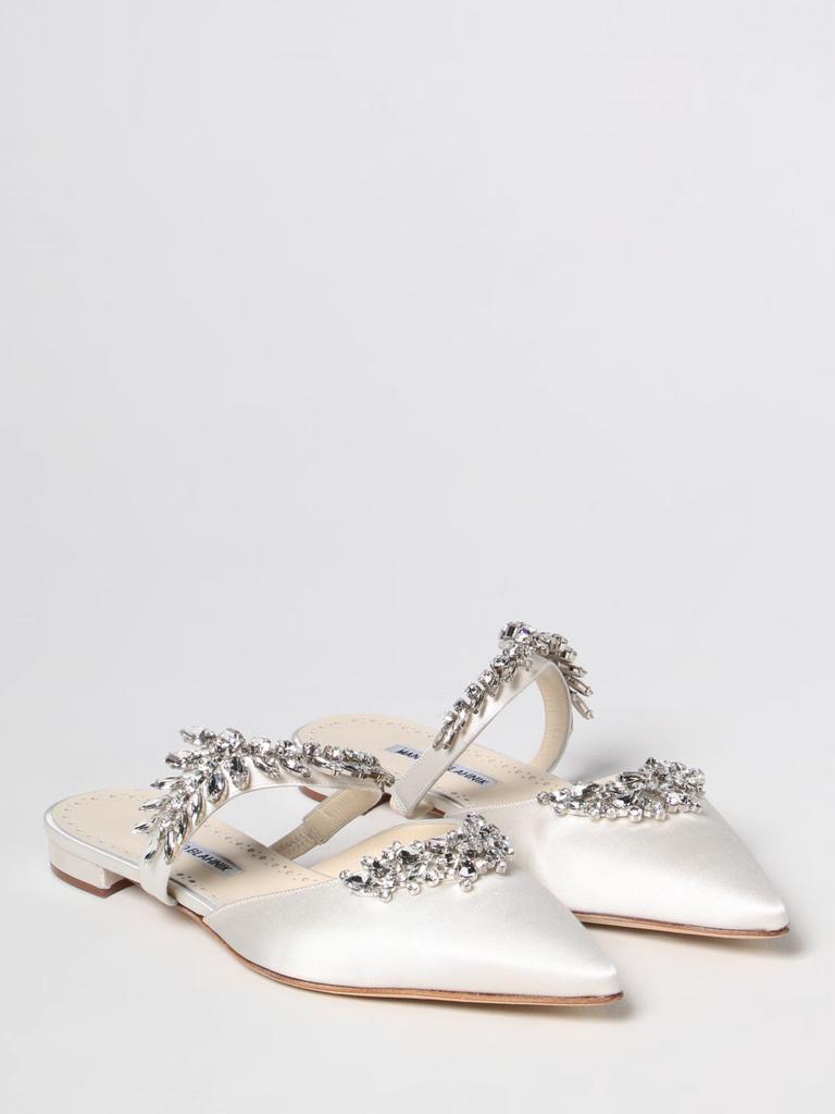 商品Manolo Blahnik|Lurum Manolo Blahnik ballet flat in satin,价格¥5682,第2张图片详细描述