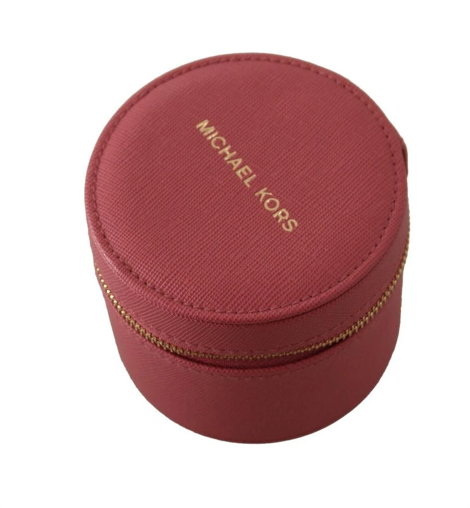 商品Michael Kors|Michael Kors Elegant Pink Leather Round Wallet,价格¥1033,第4张图片详细描述