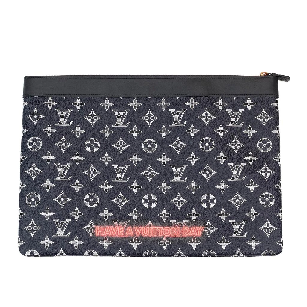 商品Louis Vuitton|Louis Vuitton Pochette Apollo Monogram Ink Upside Down,价格¥10294,第2张图片详细描述