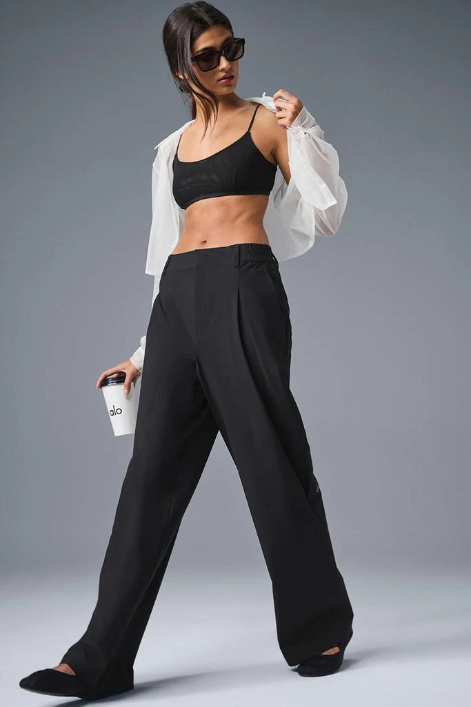 商品Alo|High-Waist Pursuit Trouser (Regular) - Black,价格¥1146,第1张图片