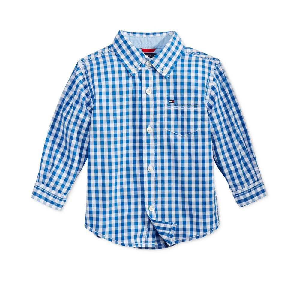 商品Tommy Hilfiger|Baby Boys Baxter Plaid Shirt,价格¥206,第1张图片