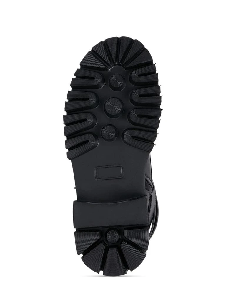 商品Moschino|Buckle Leather Lace-up Boots,价格¥7245,第5张图片详细描述