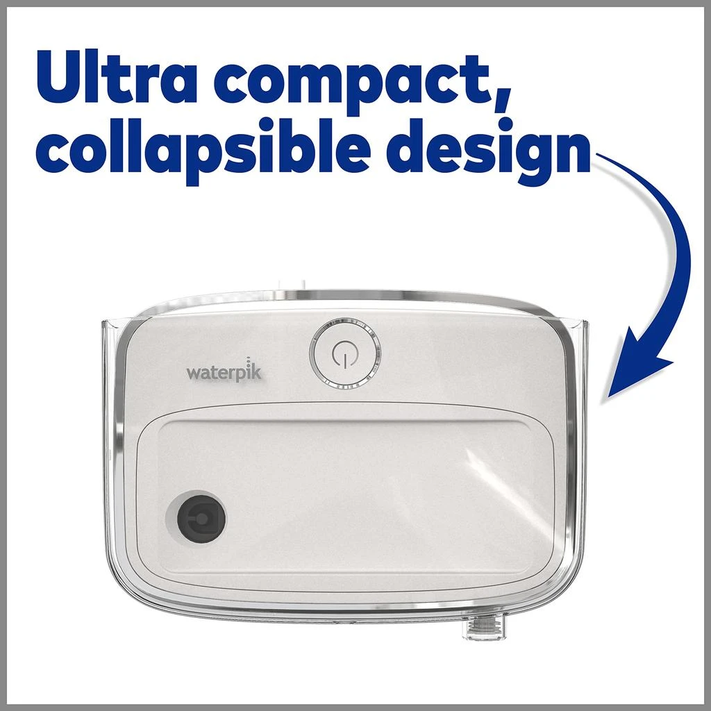Waterpik Sidekick Portable Water Flosser, Perfect for Travel & Home, ADA Accepted, White/Chrome WF-04 商品