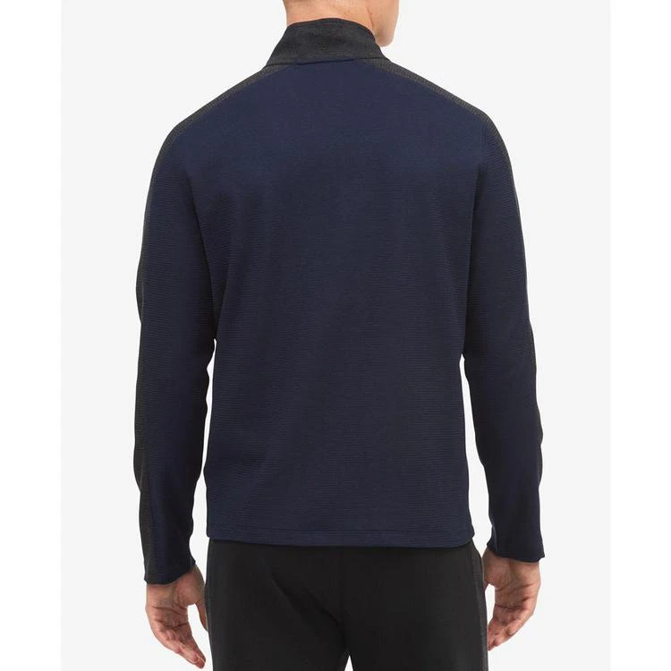 商品Calvin Klein|Men's Colorblocked Quarter-Zip Sweater,价格¥208,第2张图片详细描述