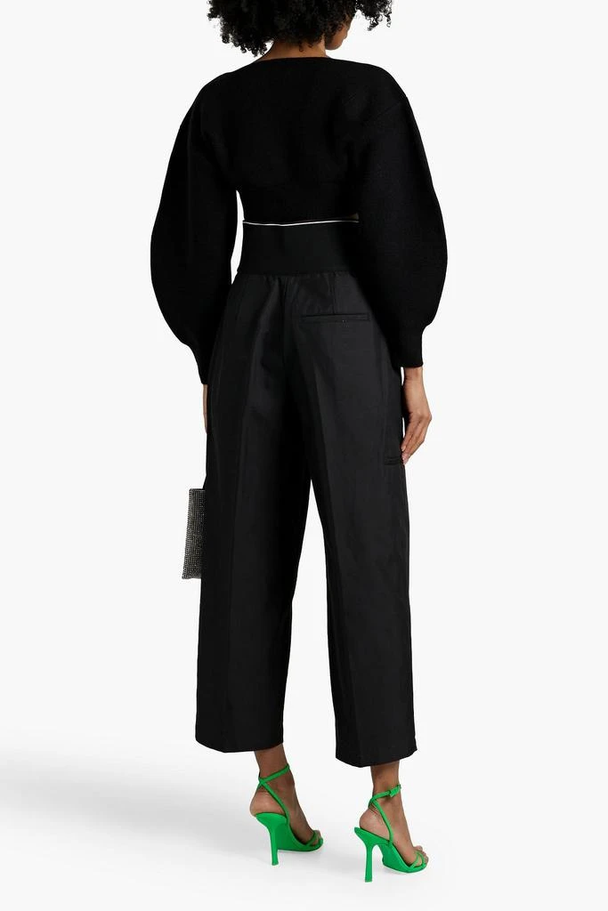 商品Alexander Wang|Cropped crystal-embellished wool-blend cardigan,价格¥2093,第3张图片详细描述