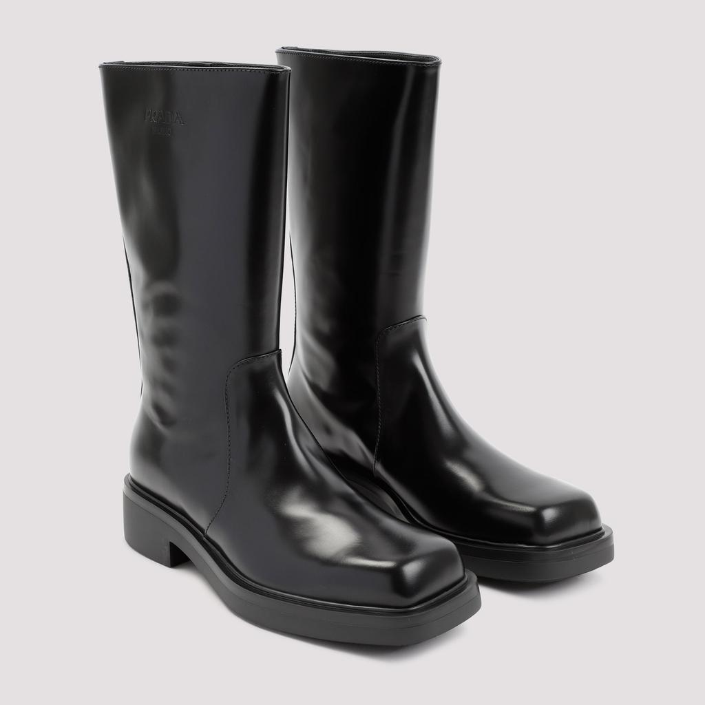 PRADA  LEATHER BOOTS SHOES商品第3张图片规格展示