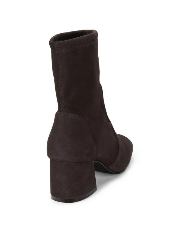 商品Stuart Weitzman|Sleek Suede Sock Booties,价格¥1926,第3张图片详细描述