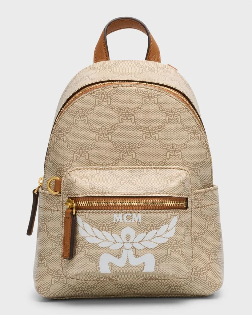 商品MCM|Stark Monogram Coated Canvas Backpack,价格¥6965,第1张图片