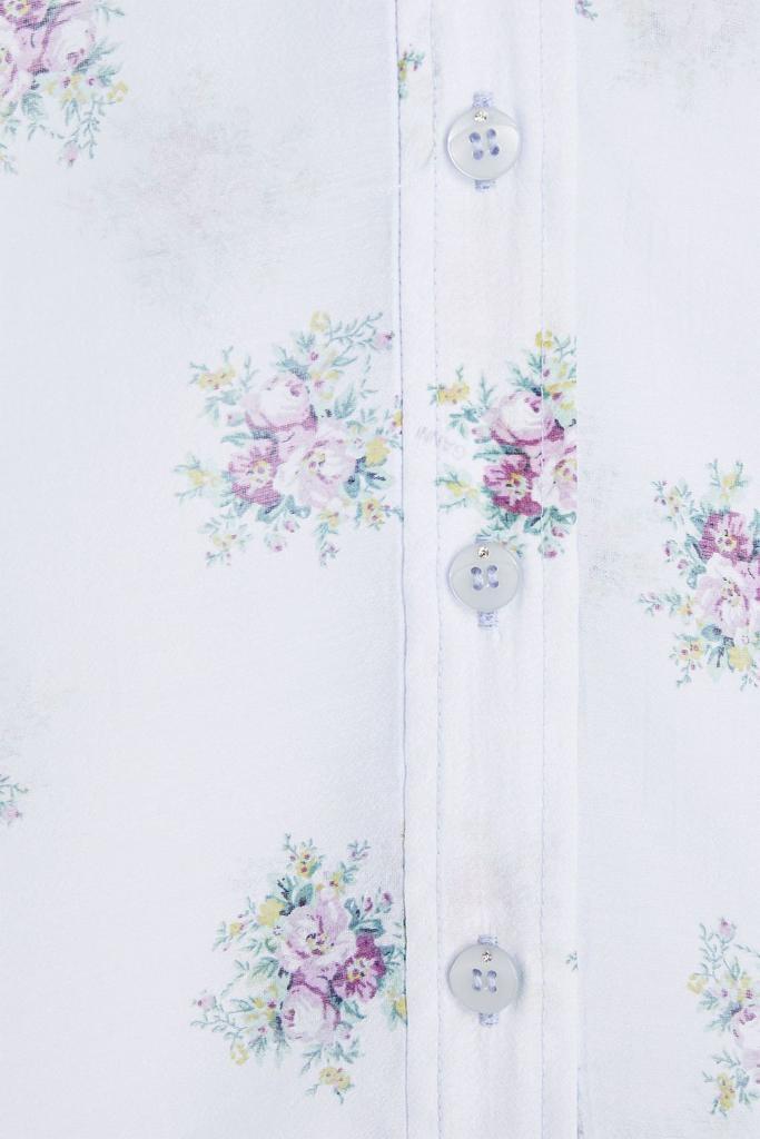 商品Ganni|Floral-print organza shirt,价格¥780,第6张图片详细描述