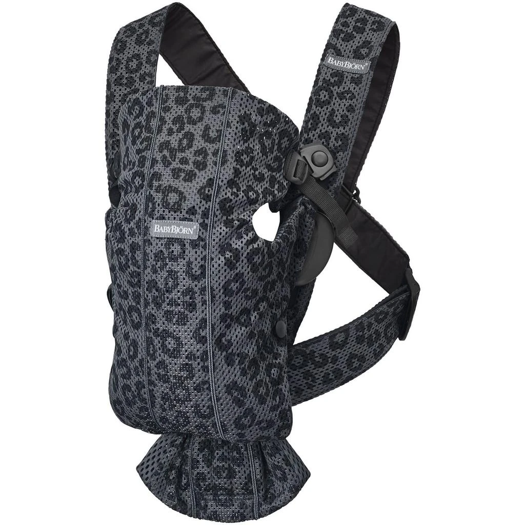 商品BabyBjörn|BABYBJÖRN Mini 3D Mesh Baby Carrier - Antharcite Leopard Mesh,价格¥824,第1张图片