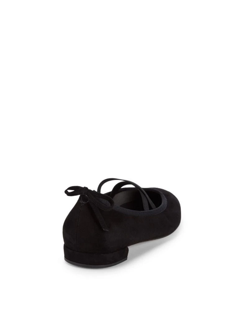 商品Stuart Weitzman|Bolshoi 麂皮芭蕾鞋,价格¥1105,第2张图片详细描述