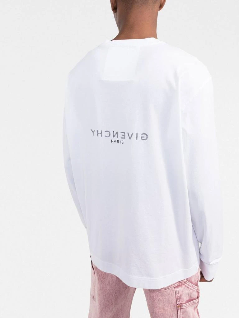 商品Givenchy|GIVENCHY - Logo Long Sleeve Cotton T-shirt,价格¥4059,第5张图片详细描述