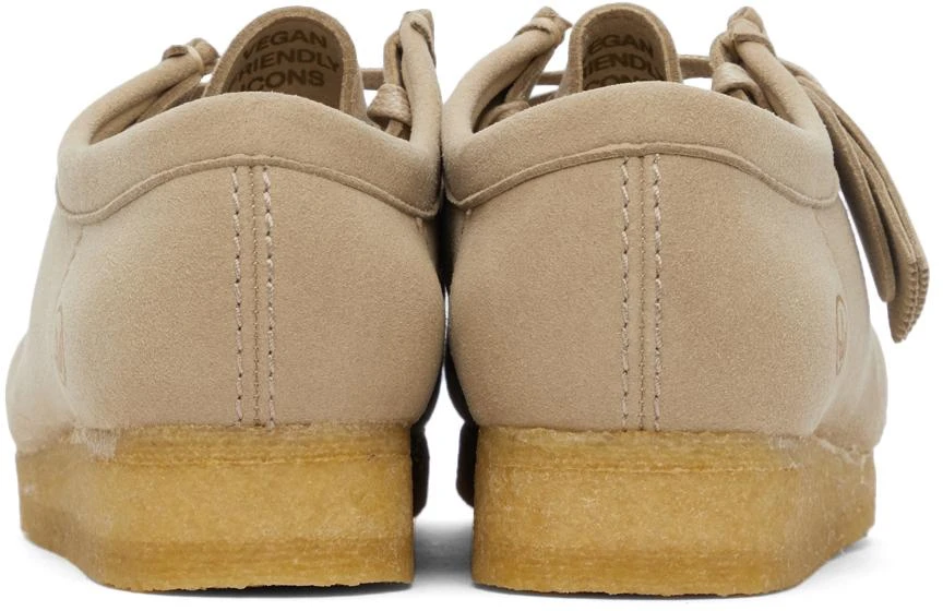 商品Clarks|Beige Vegan Wallabee Derbys,价格¥617,第4张图片详细描述