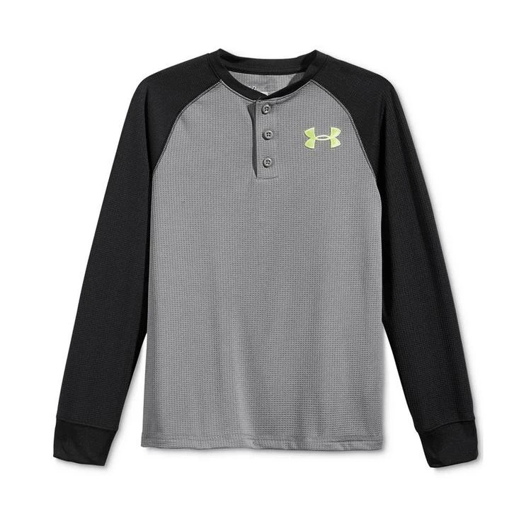 商品Under Armour|Boys' Waffle Henley Shirt,价格¥199,第1张图片