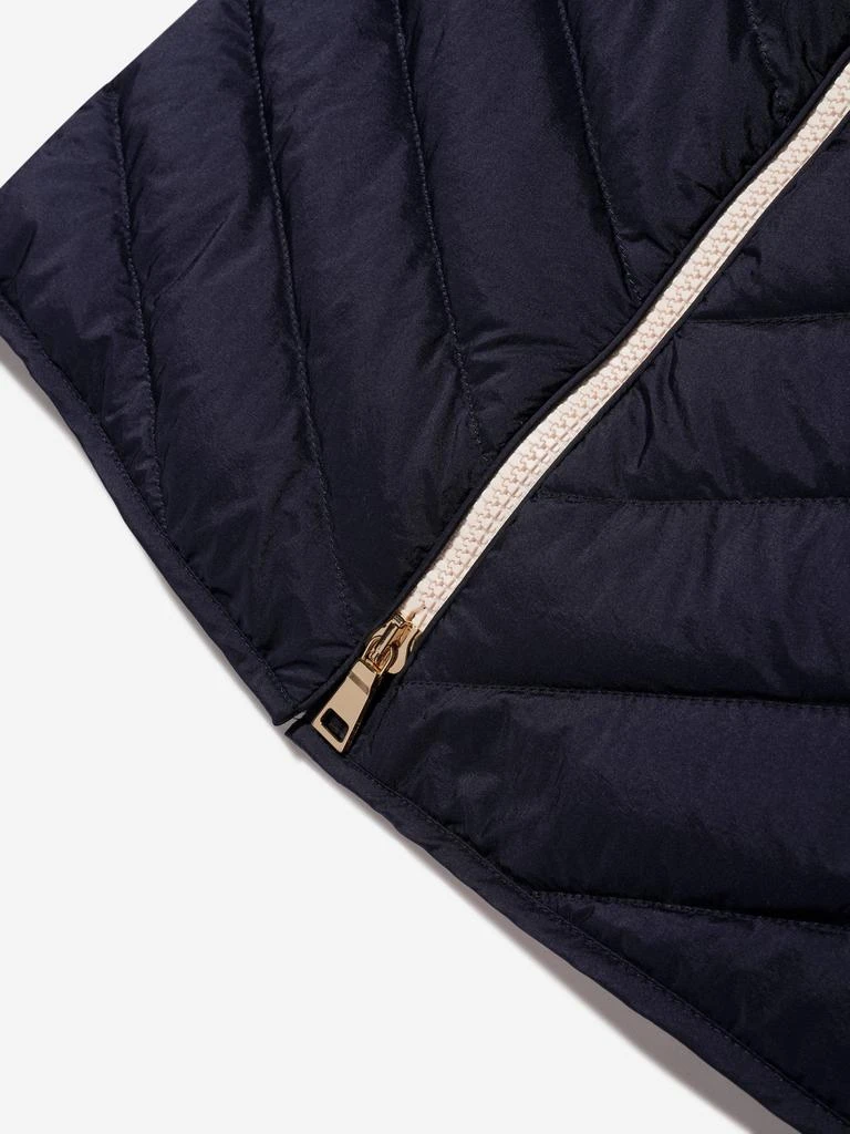 商品Moncler|Moncler Enfant Girls Down Padded Venta Gilet in Navy,价格¥3381,第4张图片详细描述