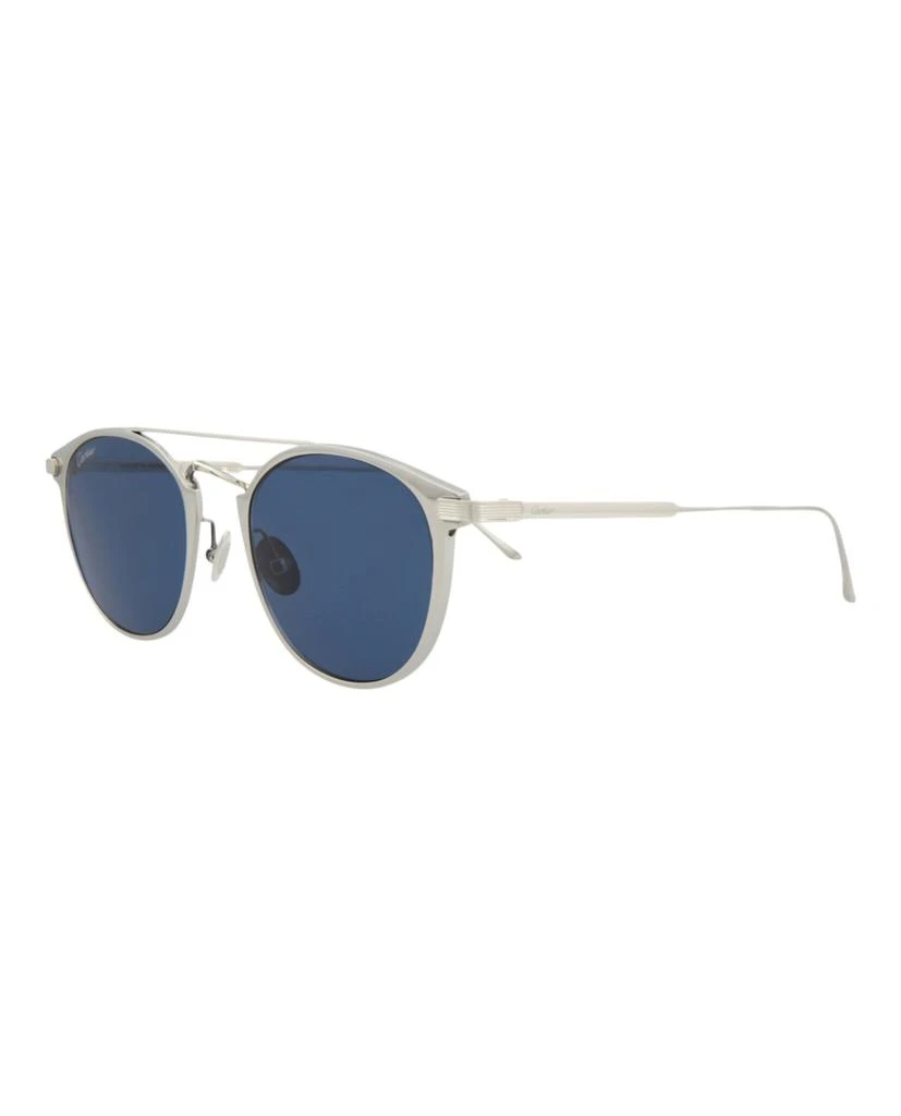 商品Cartier|Round-Frame Titanium Sunglasses,价格¥2027,第2张图片详细描述