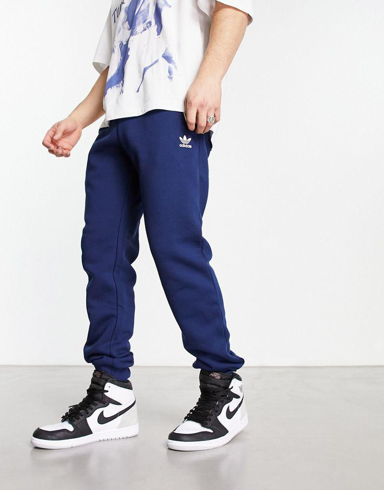 商品Adidas|adidas Originals trefoil essentials joggers in navy,价格¥398,第1张图片