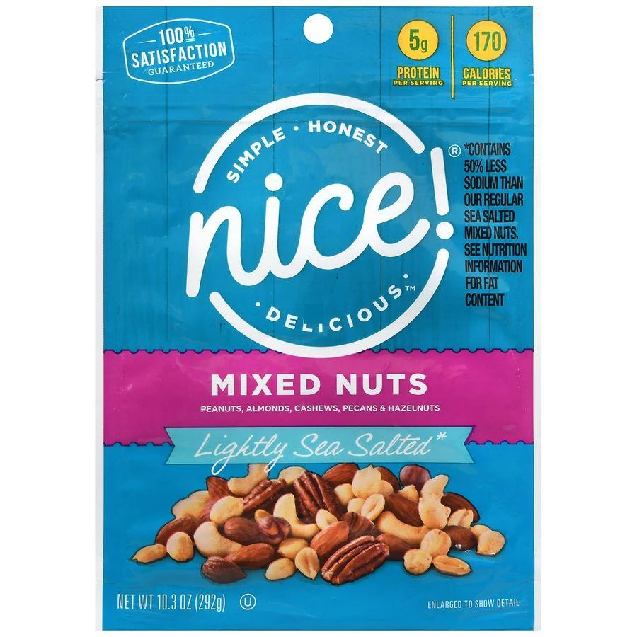 商品Nice!|Mixed Nuts Lightly Sea Salted,价格¥38,第3张图片详细描述
