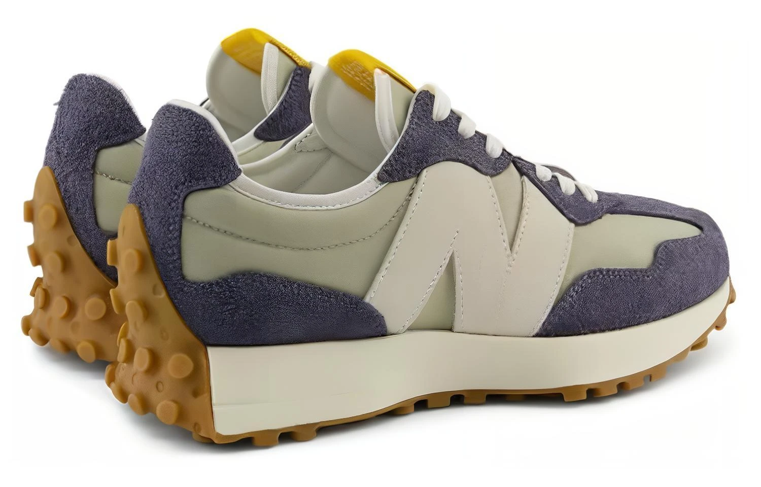 商品[国内直发] New Balance|NB 327 舒适 尼龙透气 低帮 休闲跑步鞋 男女同款 蓝绿,价格¥443,第4张图片详细描述