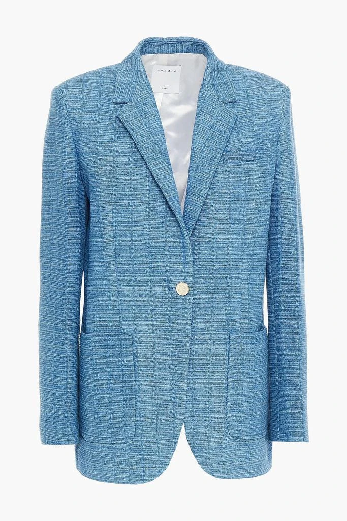 商品Sandro|Cotton-tweed blazer,价格¥1772,第3张图片详细描述