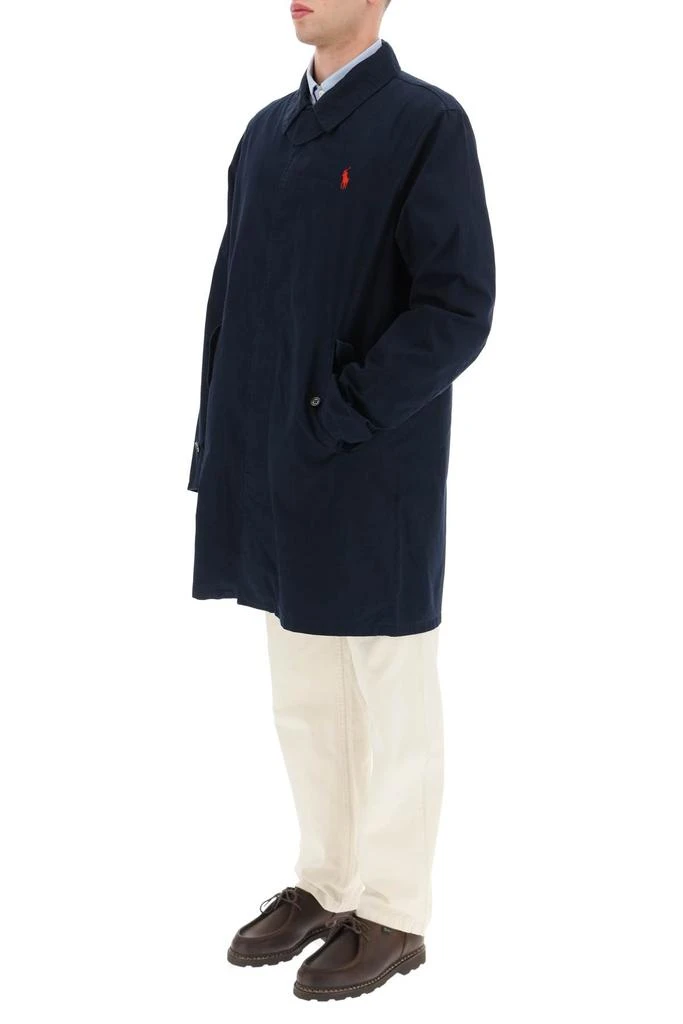 商品Ralph Lauren|Polo Ralph Lauren Twill Overcoat With Logo,价格¥1747,第4张图片详细描述