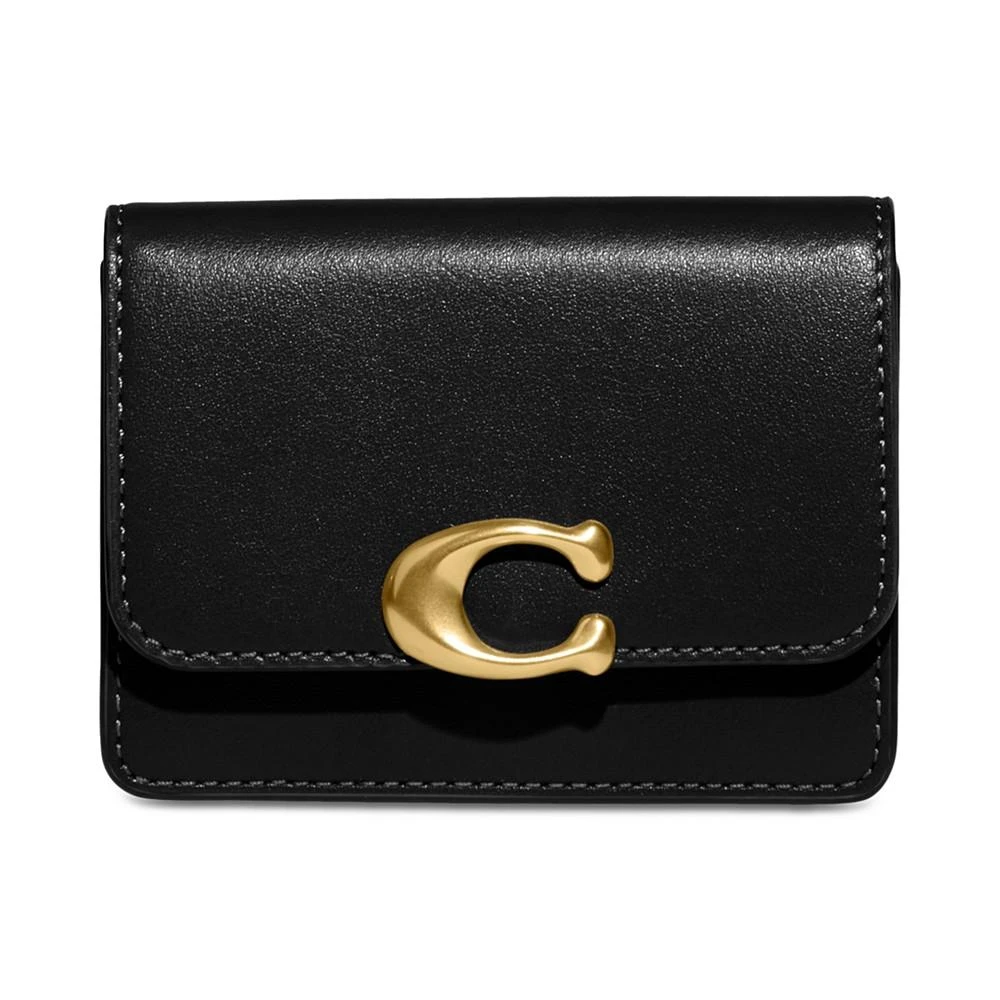 商品Coach|Bandit Small Leather Snap Closure Card Case,价格¥533,第1张图片
