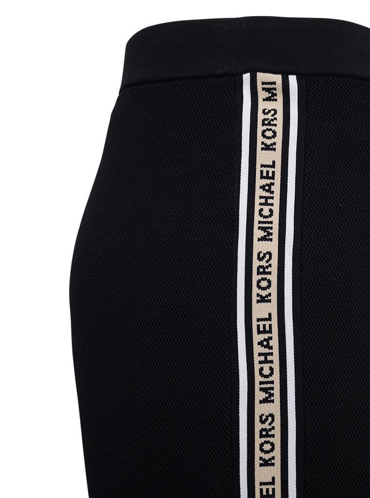 商品Michael Kors|Black Joggers with Side Logo Band,价格¥1059,第5张图片详细描述