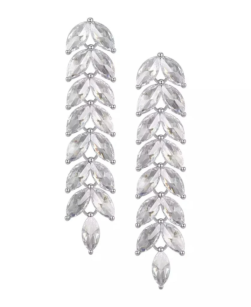 商品Macy's|Cubic Zirconia Leaf Drop Earrings,价格¥114,第2张图片详细描述