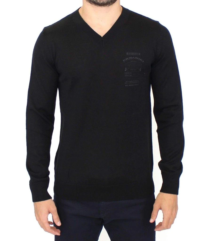 商品ERMANNO|ERMANNO SCERVINO Men Wool Blend V-neck Pullover Sweater,价格¥1250,第1张图片