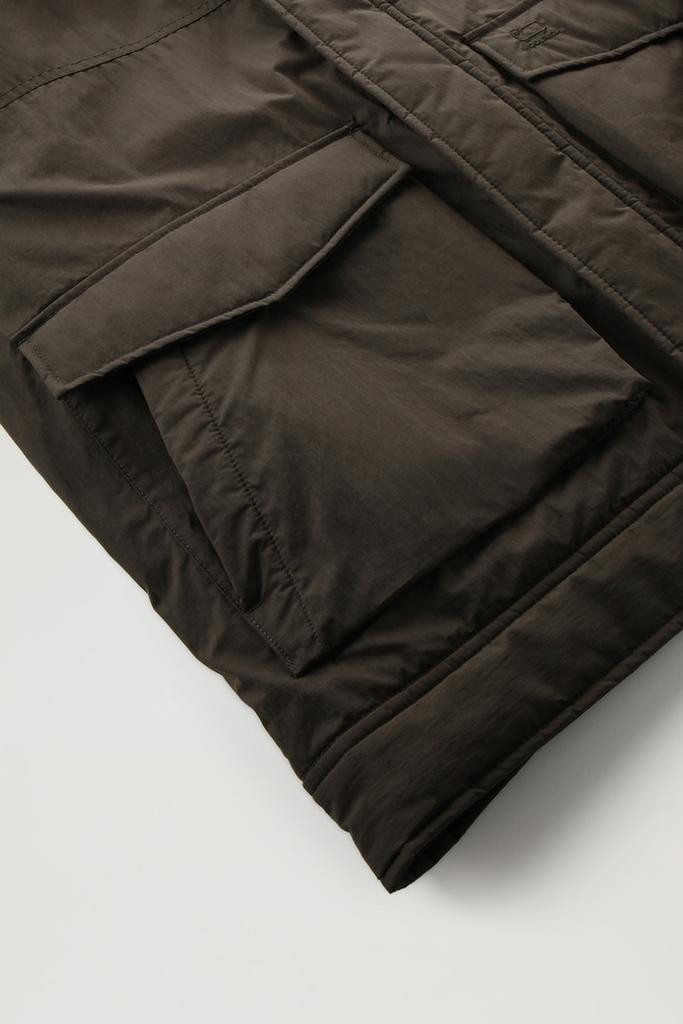 Woolrich Ripstop Trucker Jacket with Sherpa Wool Lining