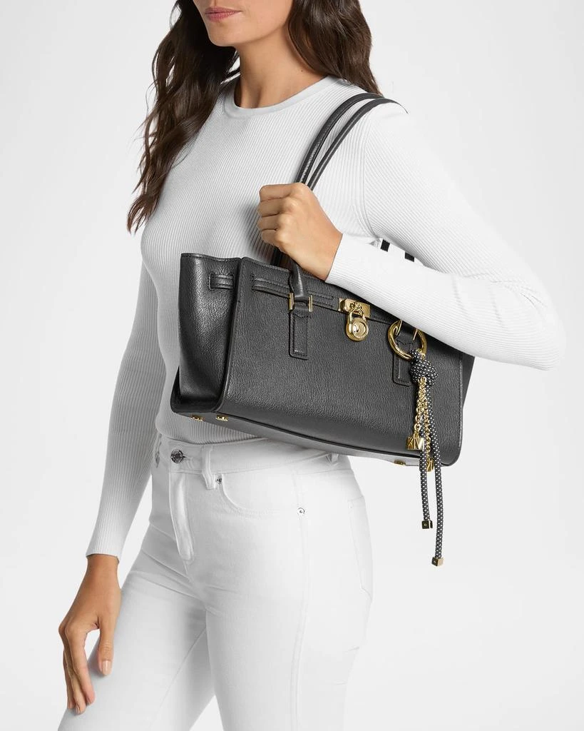 商品Michael Kors|Hamilton Small Grained Leather Tote Bag,价格¥1382,第2张图片详细描述